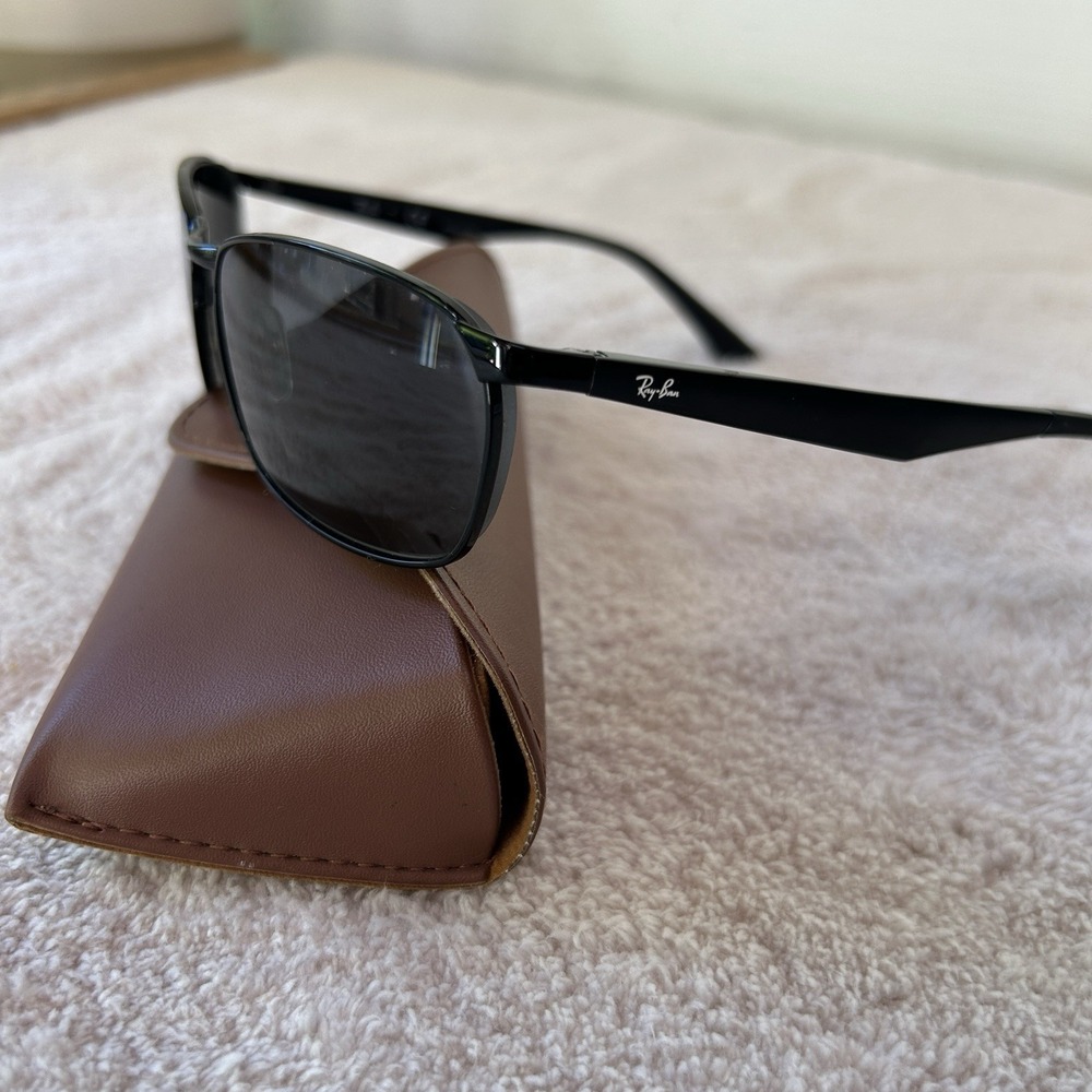 Ray Ban Eyeglasses, Frames Only, RB 3534 002, 59-17-135, 3N, Black - Picture 2 of 9